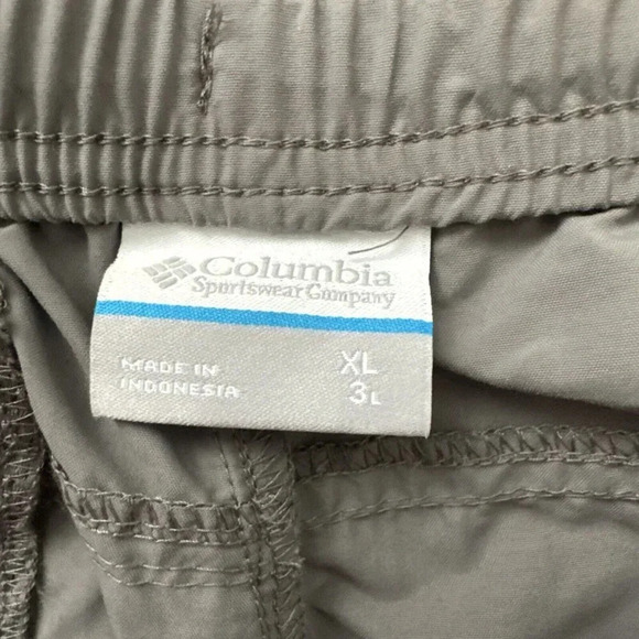 Columbia Sandy River Woman’s Shorts Solid Kakhi 3" Inseam Swim Casual Size XL - Picture 4 of 6